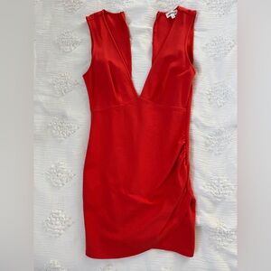 Superdown Vibrant Red Mini Dress